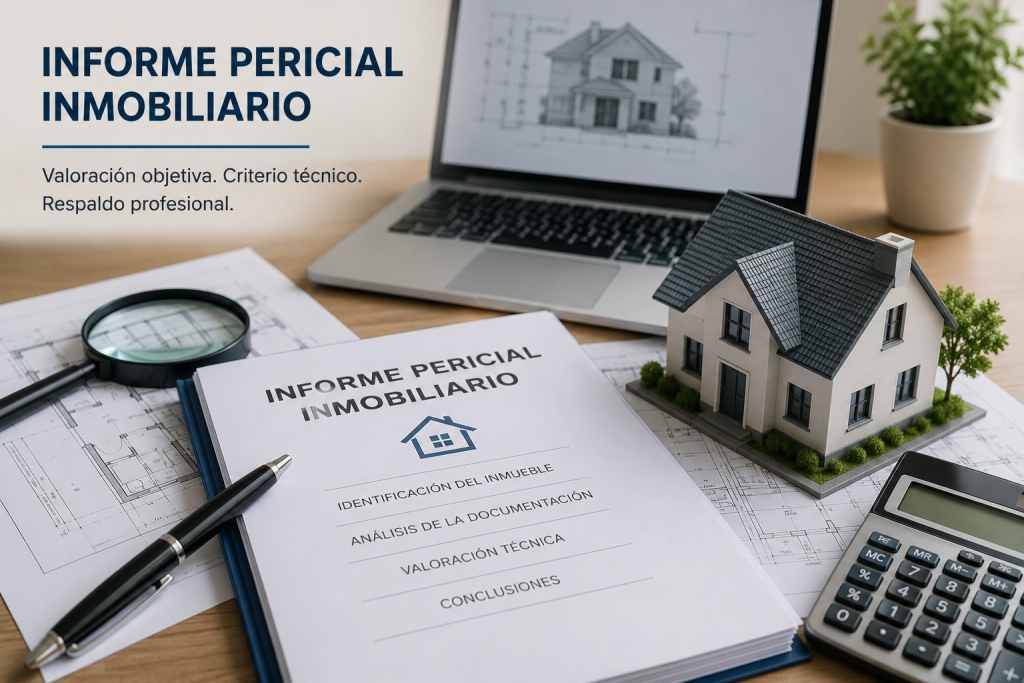 Informe pericial inmobiliario elaborado por perito especializado